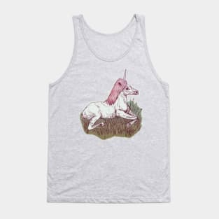 Resting Unicorny Tank Top